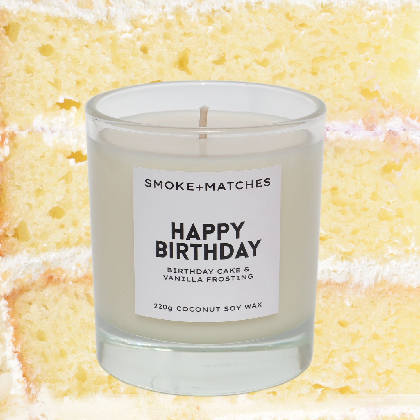 Happy Birthday - 220g Candle