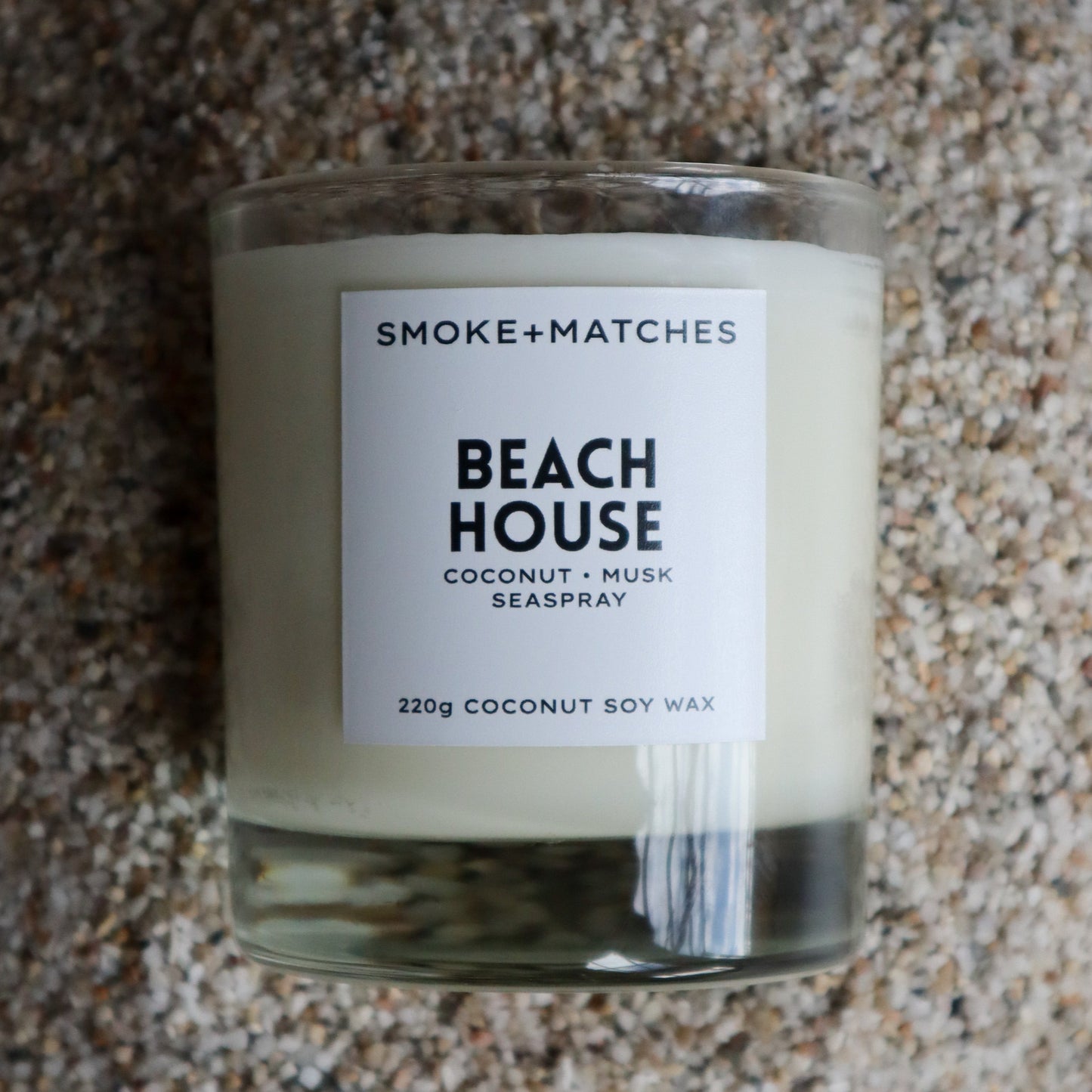 Beach House - 220g Candle - Stone Jar