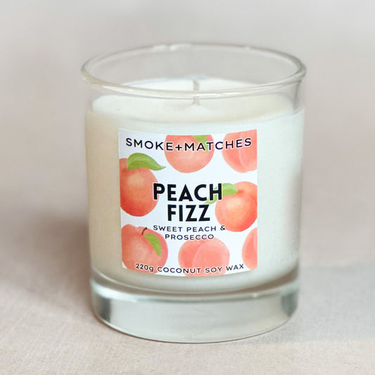 Peach Fizz  - 220g Candle